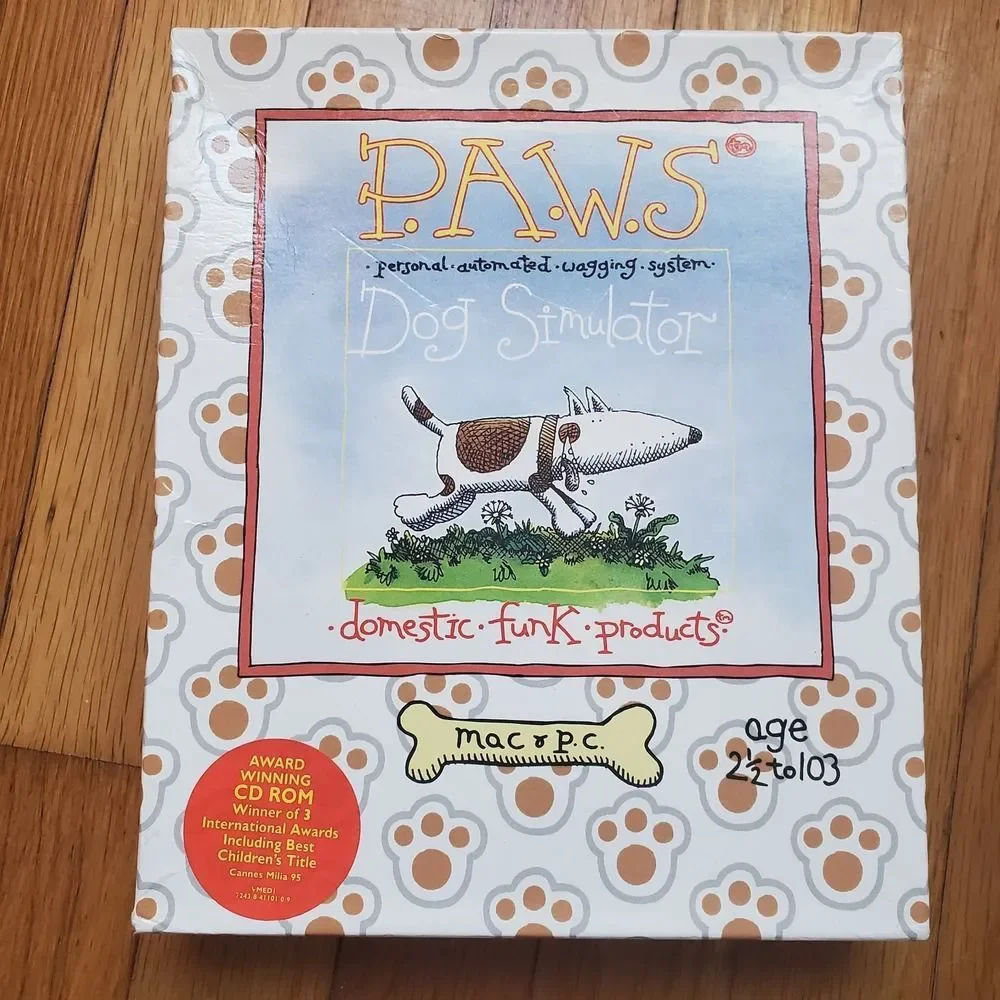 PAWS personal automated wagging system dog simulator Mac pc computer video game